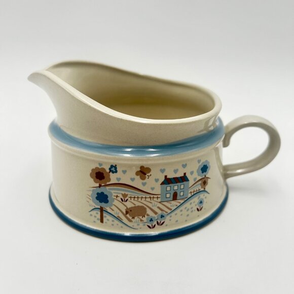 Yamaka Hearthside Museum Collection Gravy Boat Primitif Farmhouse Granny - Picture 1 of 10